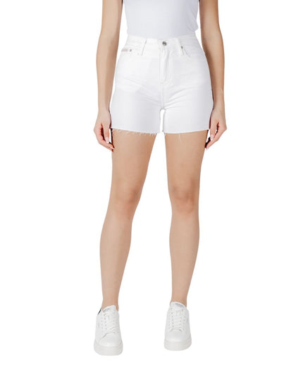 Calvin Klein Jeans White Cotton Shorts