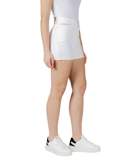 Calvin Klein Jeans White Cotton Shorts