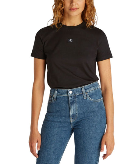 Calvin Klein Jeans Black Recycled Cotton T-Shirt