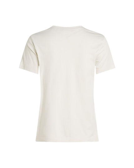 Calvin Klein Jeans Beige Recycled Cotton T-Shirt