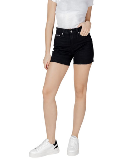 Calvin Klein Jeans Black Cotton Shorts