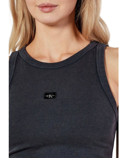 Calvin Klein Jeans Gray Recycled Cotton Tank Top