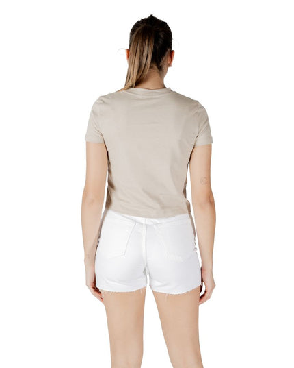 Calvin Klein Jeans Beige Recycled Cotton T-Shirt