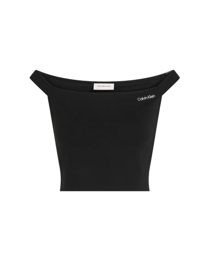 Calvin Klein Jeans Black Viscose Top