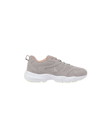 Calvin Klein Jeans Gray Artificial Leather Athletic Sneakers