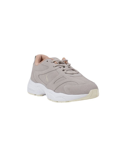 Calvin Klein Jeans Gray Artificial Leather Athletic Sneakers