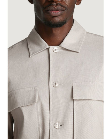 Calvin Klein Beige Lyocell Jackets And Coat