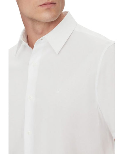 Calvin Klein White Organic Cotton Shortsleeve Shirt