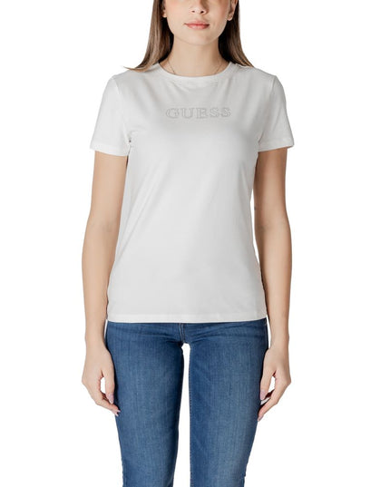 Guess Active White Cotton T-Shirt