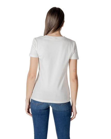 Guess Active White Cotton T-Shirt