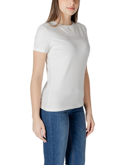 Guess Active White Cotton T-Shirt
