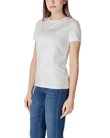 Guess Active White Cotton T-Shirt