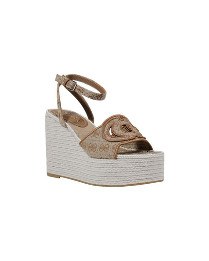 Guess Beige Polyester High Heel Pumps