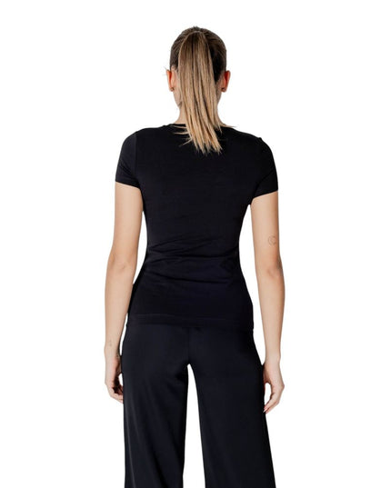 Guess Black Cotton T-Shirt