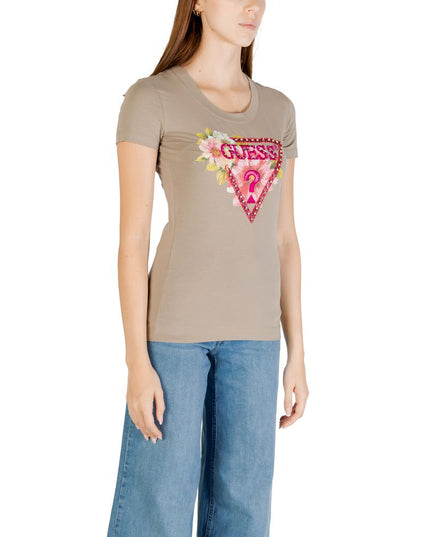 Guess Green Cotton T-Shirt