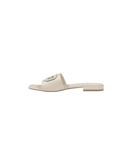 Guess Cream Leather Sandals