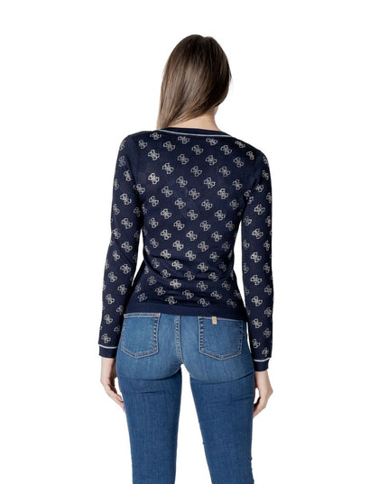 Guess Blue Viscose Sweatshirt