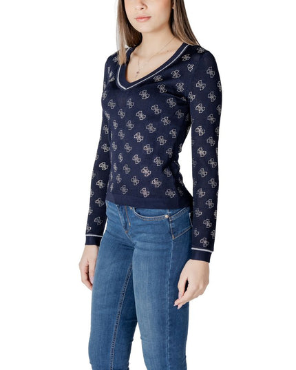 Guess Blue Viscose Sweatshirt