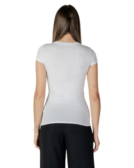 Guess White Cotton T-Shirt