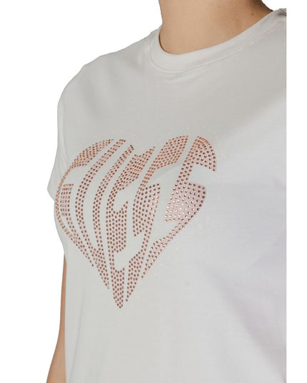 Guess Active Cream Cotton T-Shirt