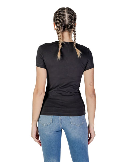 Guess Black Cotton T-Shirt