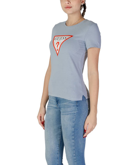 Guess Blue Cotton T-Shirt