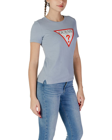 Guess Blue Cotton T-Shirt