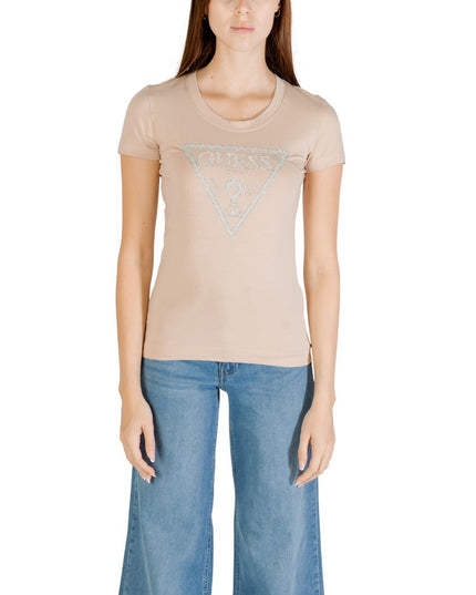 Guess Beige Cotton T-Shirt