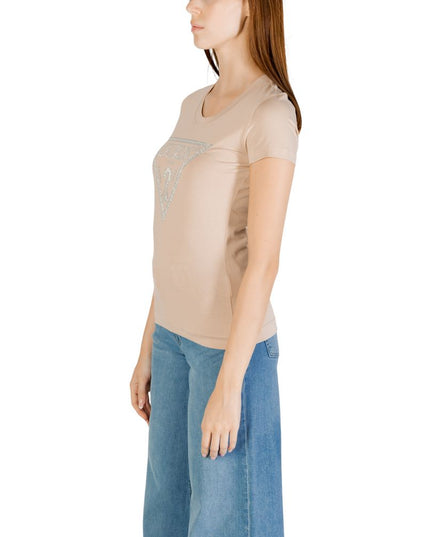 Guess Beige Cotton T-Shirt