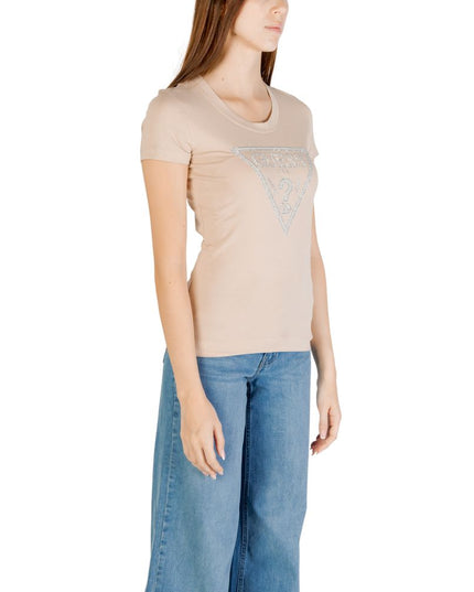 Guess Beige Cotton T-Shirt