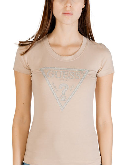 Guess Beige Cotton T-Shirt