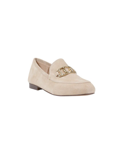 Guess Beige Leather Platform Pumps