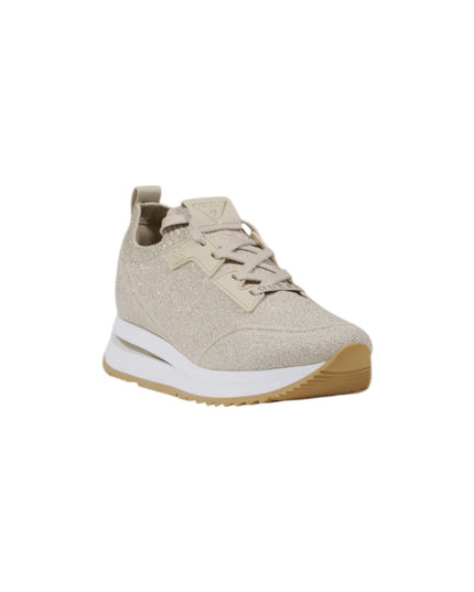 Guess Beige Polyester Low Top Sneakers