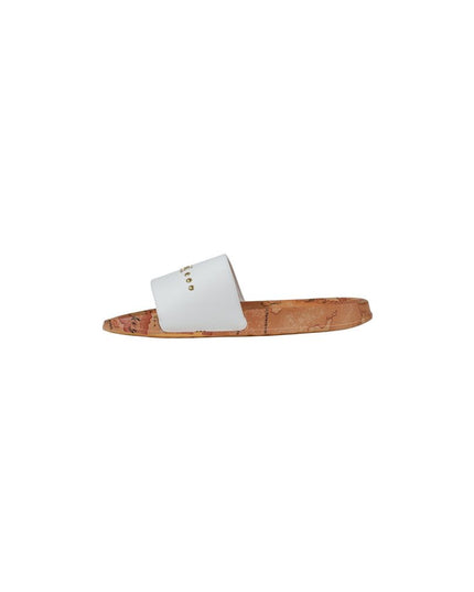 Alviero Martini Prima Classe White Polyethylene Slippers