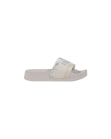 Alviero Martini Prima Classe White Polyethylene Slippers
