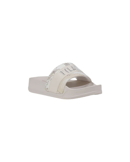 Alviero Martini Prima Classe White Polyethylene Slippers