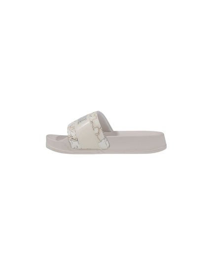 Alviero Martini Prima Classe White Polyethylene Slippers