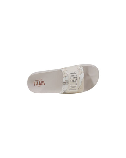 Alviero Martini Prima Classe White Polyethylene Slippers