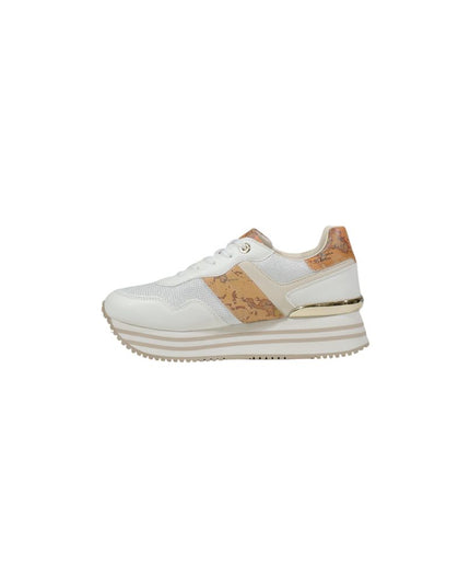 Alviero Martini Prima Classe White Polyethylene Platform Sneakers