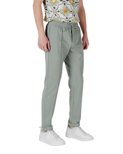 Antony Morato Green Polyester Joggers (Workout Pants)