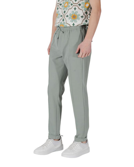 Antony Morato Green Polyester Joggers (Workout Pants)