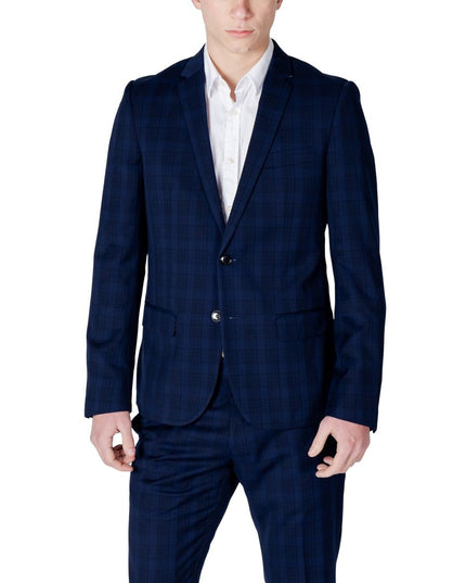 Antony Morato Blue Polyester Blazer