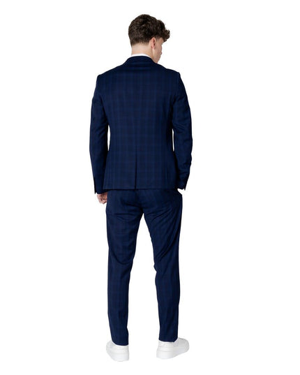 Antony Morato Blue Polyester Blazer