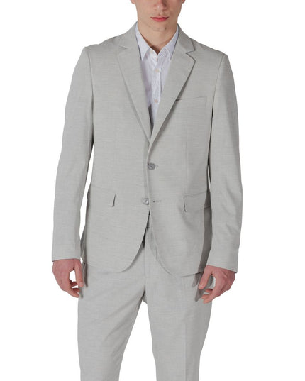 Antony Morato Gray Polyester Blazer