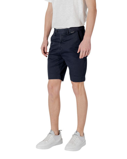 Antony Morato Blue Cotton Bermuda Shorts