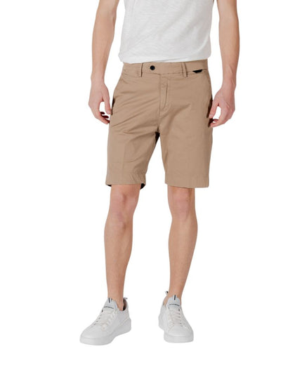 Antony Morato Beige Cotton Bermuda Shorts