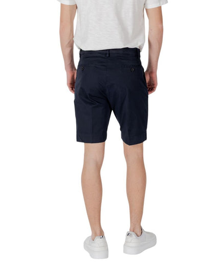 Antony Morato Blue Cotton Bermuda Shorts