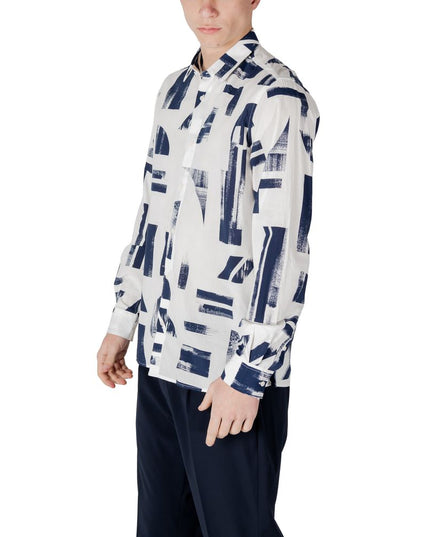 Antony Morato Blue Viscose Shirt