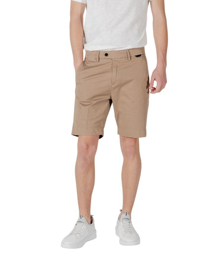 Antony Morato Beige Cotton Bermuda Shorts