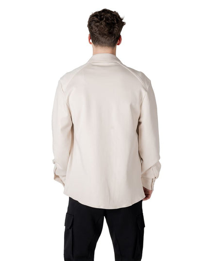 Antony Morato Cream Cotton Sweatshirt